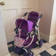 Dolls double buggy