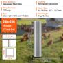 Hardware Cloth, 1/2 inch 24in x 25 ft 19 Gauge, Hot Dipped Galvanized Wire Mesh Roll, Chicken Wire Fencing, Wire Mesh for Rabbit Cages, Garden, Small Rodents Image 7