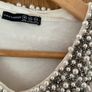 Pretty pearl cardigan size 16 Image 3