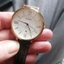 beautiful designer gold fossil watch Image 4