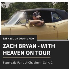 Zach Bryan Cork Tickets