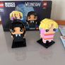 Lego Brick Headz Wednesday and Enid Image 2