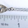 Vintage Sterling Silver 925 Drop Pendant Necklace length 15" - 1,9g Image 9
