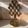 Vintage Solid brass sconce Wall Mount Pillar Candle holder Image 2