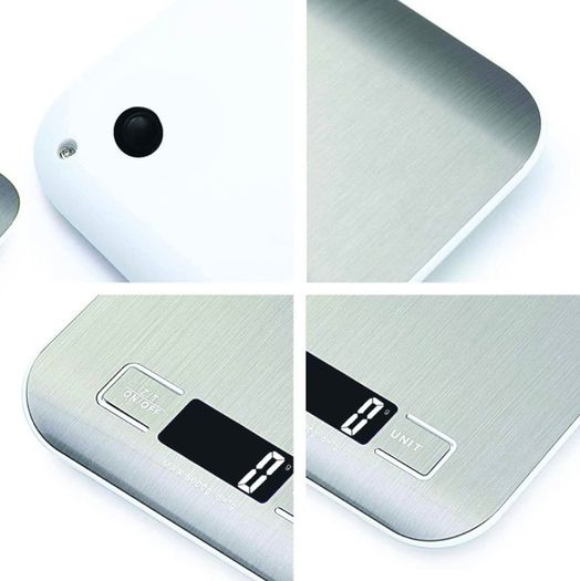 Digital Kitchen Scales Food Scale with stainless steel Platform Electronic Cooking with Backlit LCD Display Multifunction for Home Office Use 5kg 1g 11lb (FREE POSTAGE)