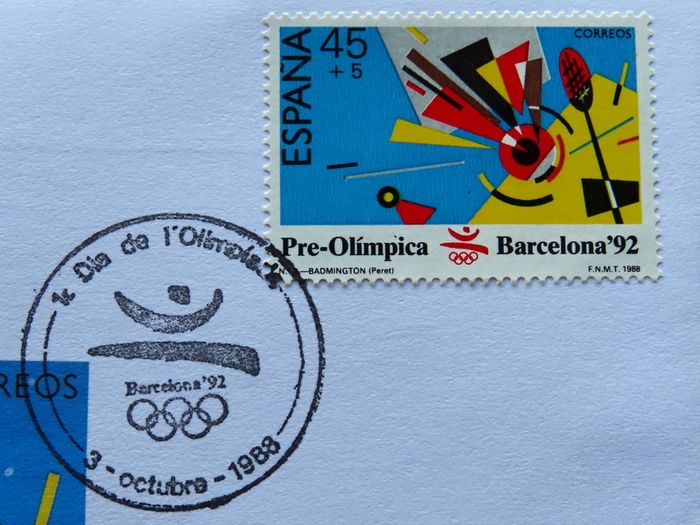 Tennis coin Rare | 1991 Barcelona Badmington Olympic games