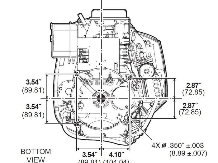 Briggs & Stratton 19hp Engine Ride On Mower 540cc