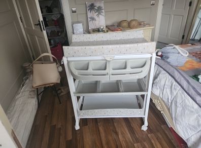 Baby changing table and bath