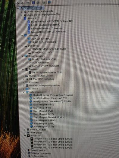 HP ProDesk 600 G3 SFF (i5 6th Gen) and power cable
