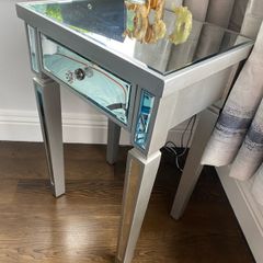 Mirrored Side Tables