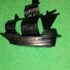 Vintage Spanish Galleon Die-Cast Metal Pencil Sharpener