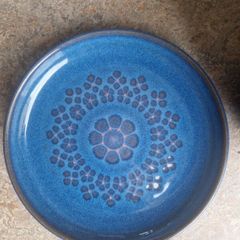 denby midnight 3 side plates 6.5 inches wide