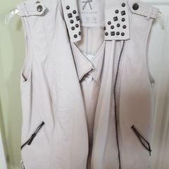 Waistcoat leather look size 10