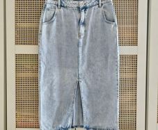 Denim midi Skirt Uk10