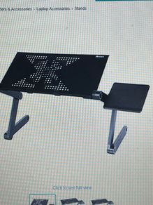 360 degree adjustable foldable laptop/desk aluminium table stand, bed notebook tray
