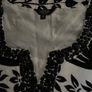 Savida Dressy Black/White Tunic Top Size 12 Image 2