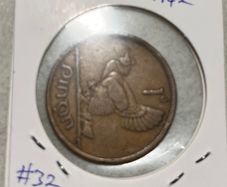 Irish 1p Coin, 1942
