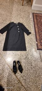 Grey wool vintage style dress from Blind