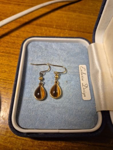 Vintage Earrings M&S Brand Gold Plated