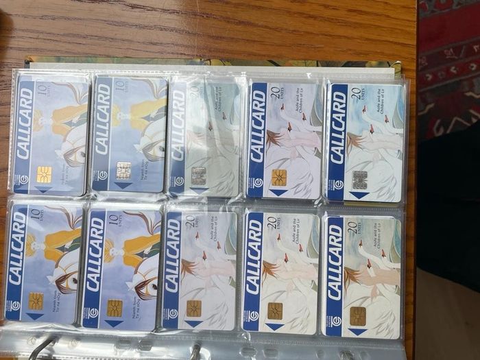 Call cards Irish all me doubles start at 1 euro each most are 2 euro each
