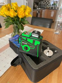12 lines HILDA 4D Laser Level Auto Self-Leveling 360 Horizontal And Vertical Cross Super Powerful Green Laser Level new kit