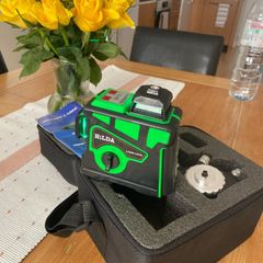 12 lines HILDA 4D Laser Level Auto Self-Leveling 360 Horizontal And Vertical Cross Super Powerful Green Laser Level new kit