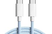 Super Fast Charger Cable For Apple iPhone 15 Plus Pro Type C to Type C Braided