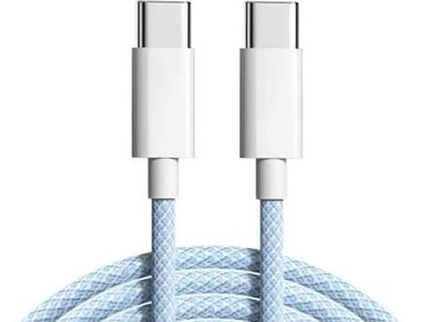Super Fast Charger Cable For Apple iPhone 15 Plus Pro Type C to Type C Braided