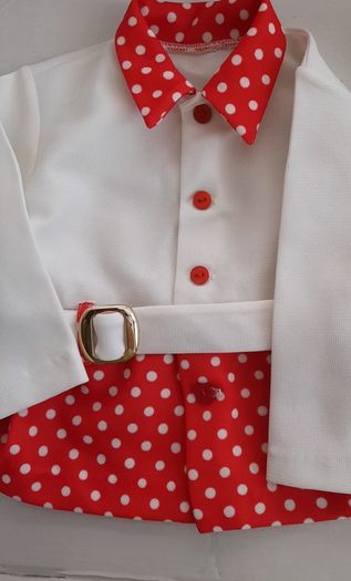 2 vintage 70's crimplene baby tops