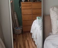 Bedroom Furniture Mirror Bag Holder