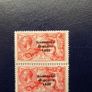 Ireland 1927/28.5/- Pair with Flat Accent Variety.Cat value 715 euro.Rare Overprints. Image 2