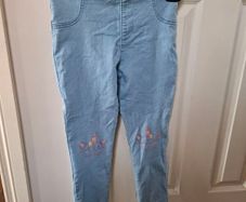 Girl's unicorn jeggings age 7-8years