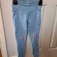 Girl's unicorn jeggings age 7-8years