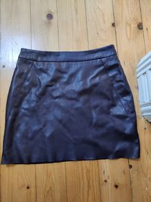 River Island leather mini