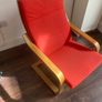 IKEA Poang Red Image 3