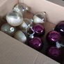 x1 Box of x12 Glass Baubles Image 7