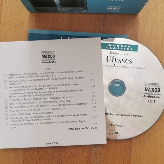 Ulysses Audio Book CD's