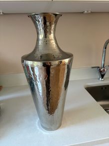 Meadows & Byrne Hammered Vase.