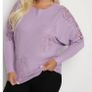 Beautiful Lavender Knit Top size 18 Image 4