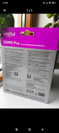 Brand New Pc Ram Crucial Pro 32gb 2x16gb Ddr5 6400mhz Xmp Expo
