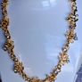Elegant Gold Delicate Floral & Leaf Filigree Necklace Image 10