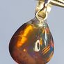 Ethiopian Fire Opal Pendant 2 ct on 925 Silver Image 4