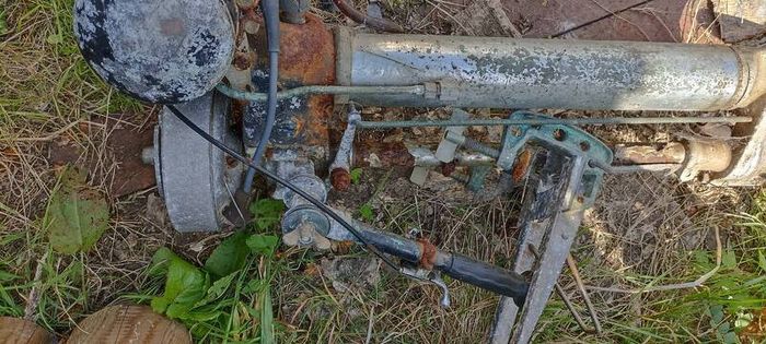 Pair of old Boat Engines.