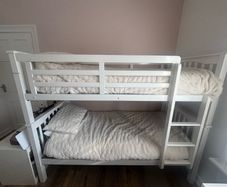 White Bunk beds