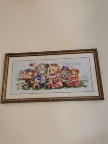 Handmade Cross Stitch Embroidy - Happy wedding