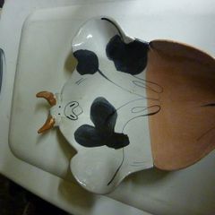 Cow bowl Unusual - Bought in Texas
