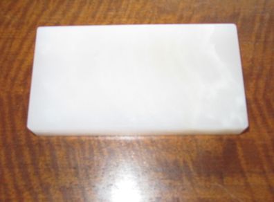 Unique Turkish Pale Cream Onyx Stone Plinth / Base