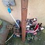 Antique Cast Iron Architectural Salvage Gully Collection & Pipe Image 7