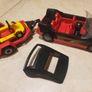 Playmobil racing car, driver, trailer and cart. Image 3
