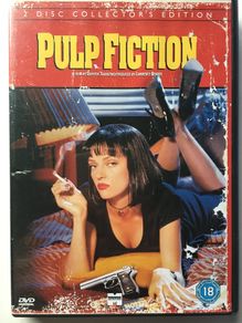 Pulp Fiction [1994] Quentin Tarantino Film (John Travolta, Samuel L Jackson, Uma Thurman & Bruce Willis) [Movie 2DVD] Academy Award Winner